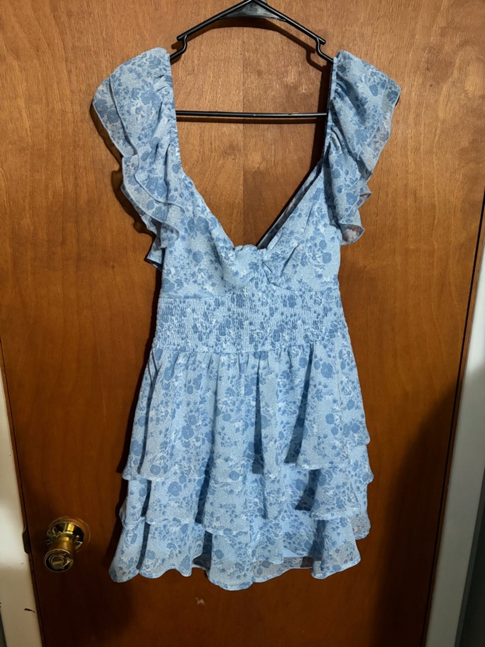 Altar’d State Blue Floral Dress
